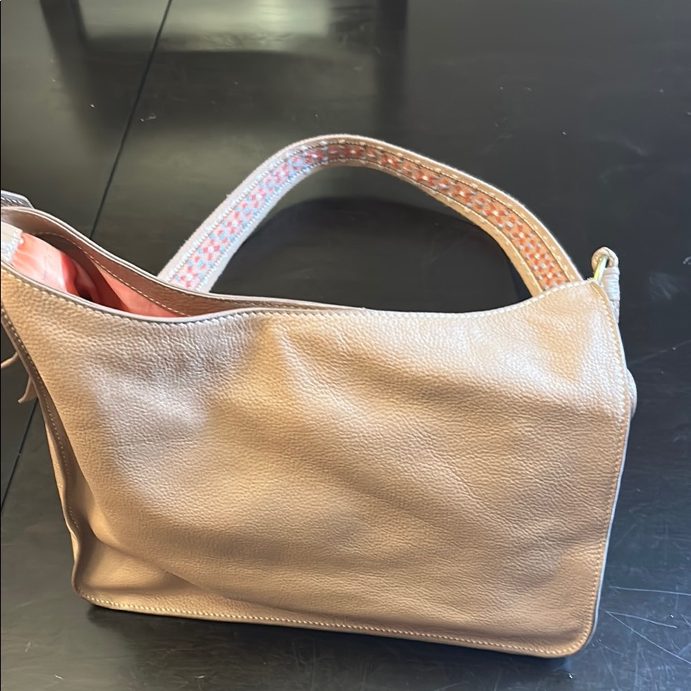 Lucky Brand Tan Leather Shoulder Bag